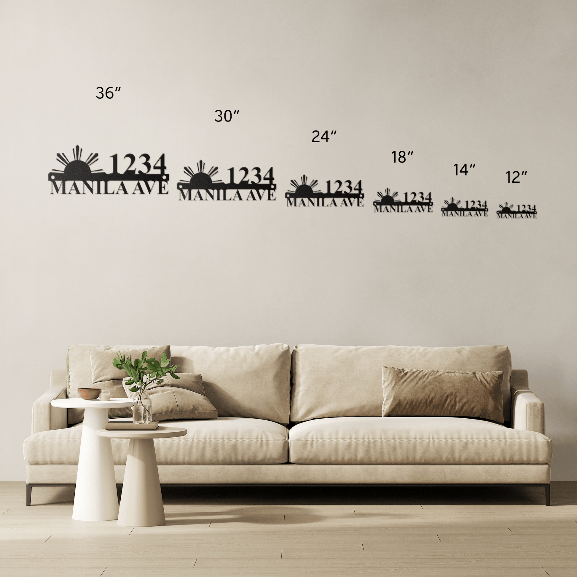 Address Sign - Fil-Am Joy